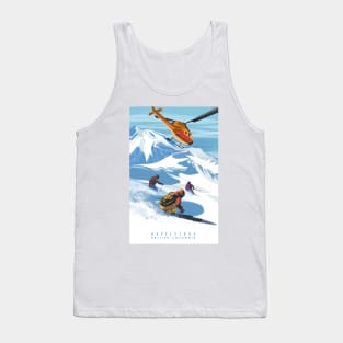 RETRO HELISKI REVELSTOKE SKI POSTER Tank Top